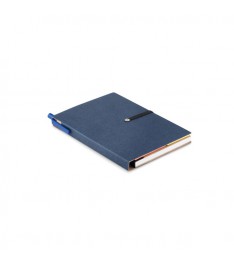 Taccuino memo carnet blu