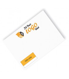 Blocchetto postit 100x75mm personalizzato con 70% colla visto da sopra