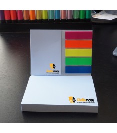 Set combinato Post-it 100 fogli e segnapagina con copertina morbida 102x76mm