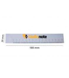 Post it righello di dimensioni 180x20mm con stampa logo Giallonote