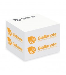 cubo memo adesivi personalizzati700 fogli 70x70x70mm giallonote