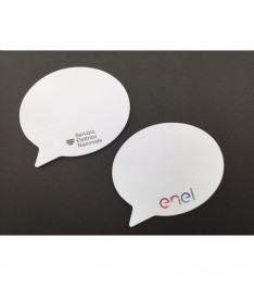 Memo adesivi sagomati 100 x 100 mm personalizzati nuvoletta