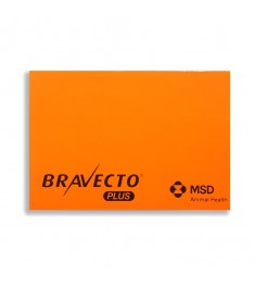Memo elettrostatico 100x70 personalizzato arancione bravecto