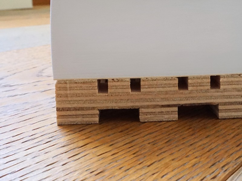 Pallet in legno del cubo note 120x80x58mm