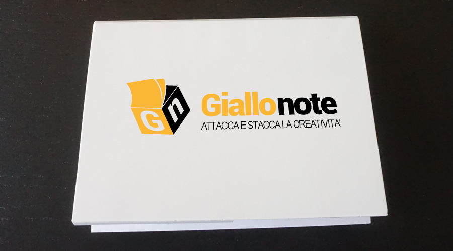 Copertina personalizzata Logo Giallonote Set Combinato con Post-it e segnapagina