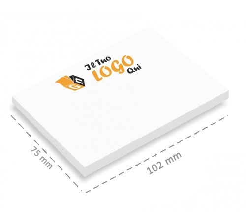 Blocchetto 102x75mm del Set 3 post-it e custodia